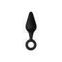 Forto F-10: Silicone Plug W/ Pull Ring Black Small