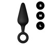 Forto F-10: Silicone Plug W/ Pull Ring Black Size Option