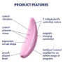 Satisfyer Curvy 3+ Clitoral Stimulator Features