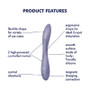 Satisfyer G-Spot Flex 2 Rechargeable Vibrator