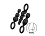 Satisfyer Booty Call Black Butt Plugs - Set of 3