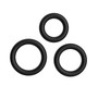 Forto F-39: Trio Cockring Set - Black