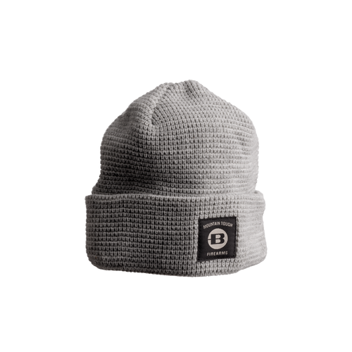 GREY LOGO BEANIE