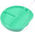 MunchyTime Baby Silicone Feeding - Round Silicone Divider Plate | Silicone Bibs, Silicone Suction Plates & Forks & Spoons for Baby Weaning or Toddlers