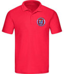Measham C E Primary Red Polo Shirt