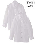 Boys Junior Long Sleeve Shirt Twin Pack Boys Junior Long Sleeve Shirt Twin Pack
