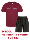Ashby School Unisex PE T-Shirt/Shorts OFFER £22