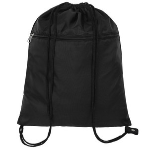 Senior Gym Bag Black with ZIP