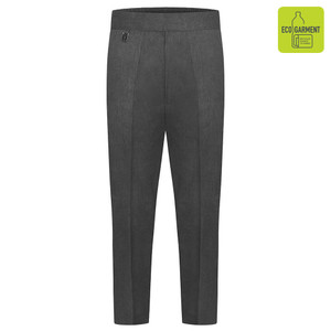 Boys Junior Half Elastic Trousers GREY BT3048