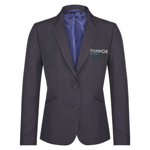 Ivanhoe School *New Logo* Girls Navy Jacket