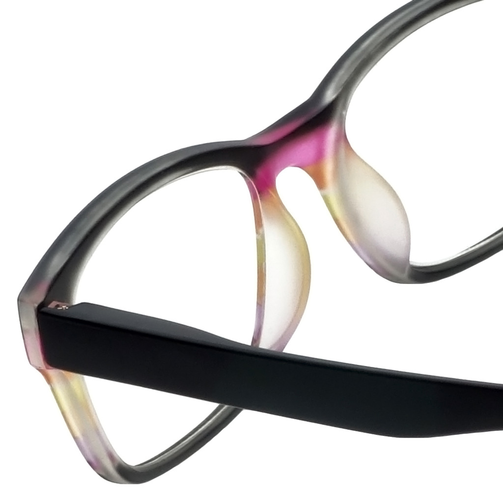 Magz Greenwich Magnetic Bi-Focal Eyeglasses in Multi Black