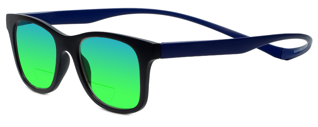 Magz Chelsea Magnetic Polarized Bi-Focal Sunglasses (Mirror Lenses)