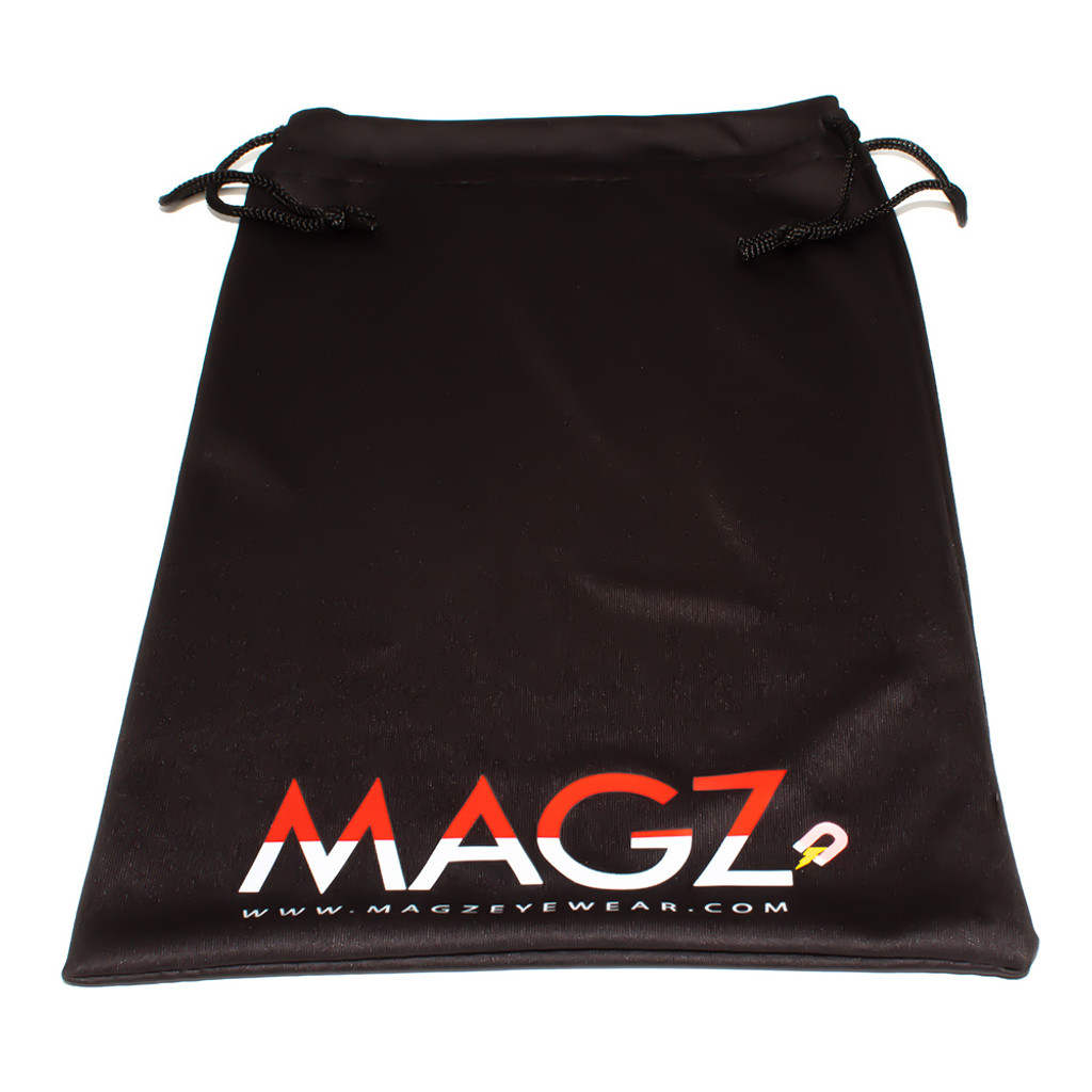 Magz Microfiber Drawstring Bag Case/Cleaning for Magnetic Eyeglasses/Sunglasses