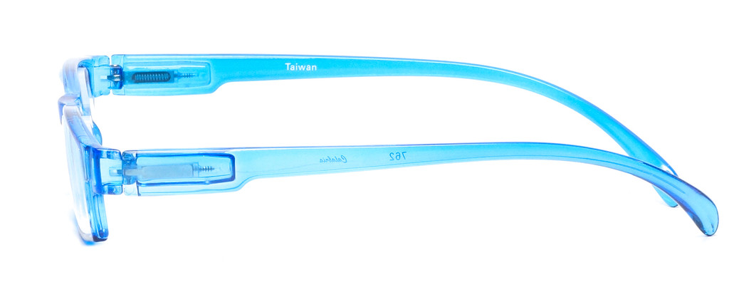 Neck Hanging Reading Glasses in Blue Custom L & R