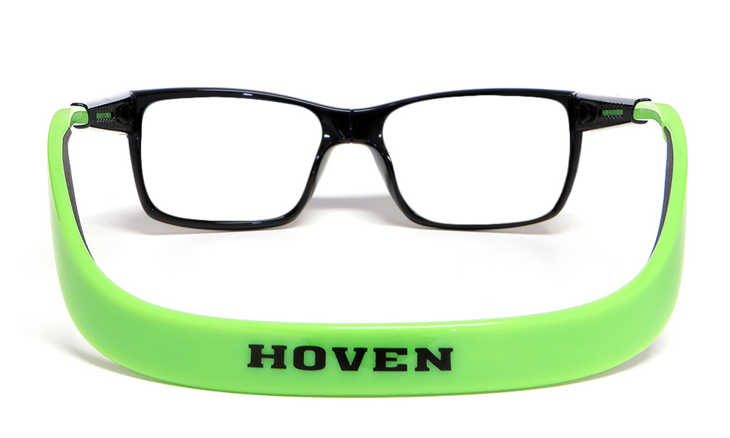 Hoven Eyewear MONIX in Black & Green :: Rx Single Vision