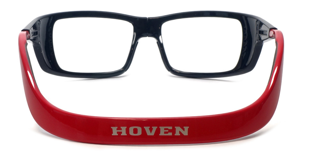 Hoven Eyewear Meal Ticket in Black Gloss with Red :: Custom Left & Right Lens