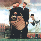Norman Rockwell Famous Artwork Cleaning Cloth "Bottom Of The Sixth"