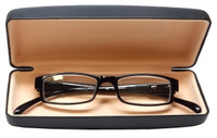 Calabria Neck Hanging X-Large Black Eyeglass Case