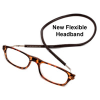 Snap Magnetic C2 Unisex Designer Reading Glasses Brown Tortoise Havana Red 52 mm