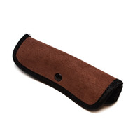 Soft Protective Eyeglass Case Brown for Snap Magnetic Reading Glasses