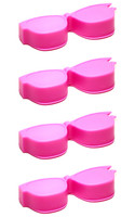 Calabria Kool Klean 4 Pack Eyeglass Lens Cleaner Kit Pink 15 ml Cleaning Spray, White Microfiber Cleaning Cloth Cleaning Kit