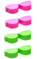 Calabria Kool Klean 4 Pack Eyeglasses Lens Cleaner Kit Pink/Green 15ml Cleaning Spray, White Cleaning Cloth Eyewear Cleaning