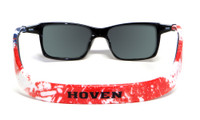 Hoven Eyewear MONIX in Black American Flag with Gloss Grey & Sky Blue Polarized