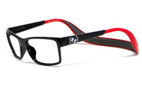 Hoven Eyewear MONIX in Black & Red :: Custom Left & Right Lens