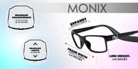 Hoven Eyewear MONIX in Black & Red :: Rx Single Vision