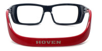 Hoven Eyewear Meal Ticket in Black Gloss with Red :: Rx Bi-Focal