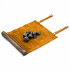 Foam Brain Games Brown Roll Up Leatherette Dice Mat