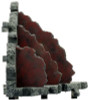 Gale Force Nine Gothic Battlefields Large Corner Ruin x1