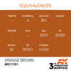 AK Interactive 3G Acrylic Orange Brown AK11101