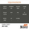AK Interactive 3G Acrylic Dark Grey AK11022