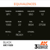 AK Interactive 3G Acrylic Black AK11029