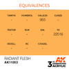 AK Interactive 3G Acrylic Radiant Flesh AK11053