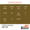 AK Interactive 3G Acrylic Green Brown AK11126