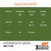 AK Interactive 3G Acrylic Intermediate Green AK11149