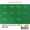 AK Interactive 3G Acrylic Emerald Metallic Green AK11204