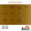 AK Interactive 3G Acrylic Bronze AK11196
