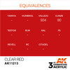AK Interactive 3G Acrylic Clear Red AK11213