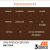 AK Interactive 3G Acrylic WWI French Brown AK11304