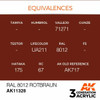 AK Interactive 3G Acrylic RAL 8012 Rotbraun AK11328