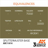 AK Interactive 3G Acrylic Splittermuster Base AK11414