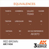 AK Interactive 3G Acrylic Red Brown AK11434