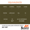 AK Interactive 3G Acrylic IJN M3 N Nakajima Interior Green AK11897