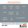 AK Interactive 3G Acrylic RAF Medium Sea Grey BS381C/637 AK11843