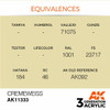 AK Interactive 3G Acrylic Cremeweiss AK11333