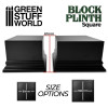 Green Stuff World Square Top Display Plinth 8x8 cm - Black