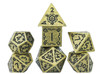 Sirius Dice RPG Dice Set 7 Illusory Metal - Gold at LionHeart Hobby